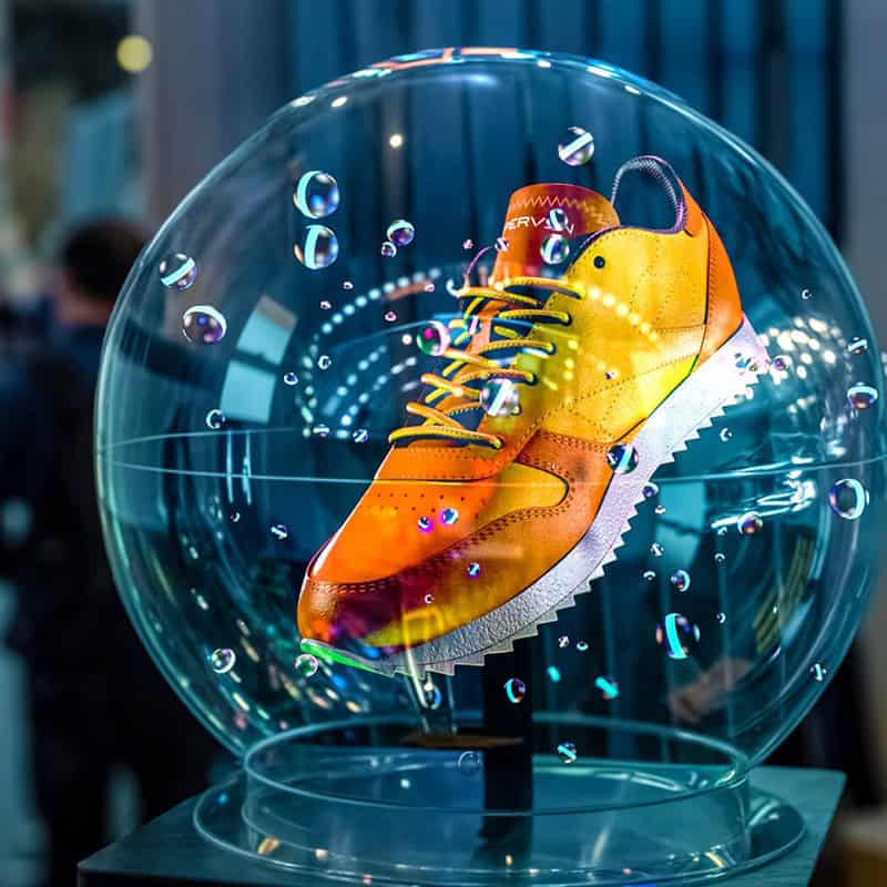 3D hologram projector fan op maat voor zwevende visuals bij beurzen en retail