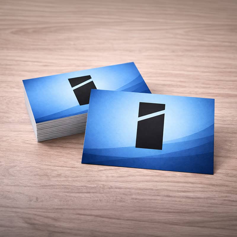 Visitekaartjes op maat met logo voor een professionele eerste indruk bij kennismakingen